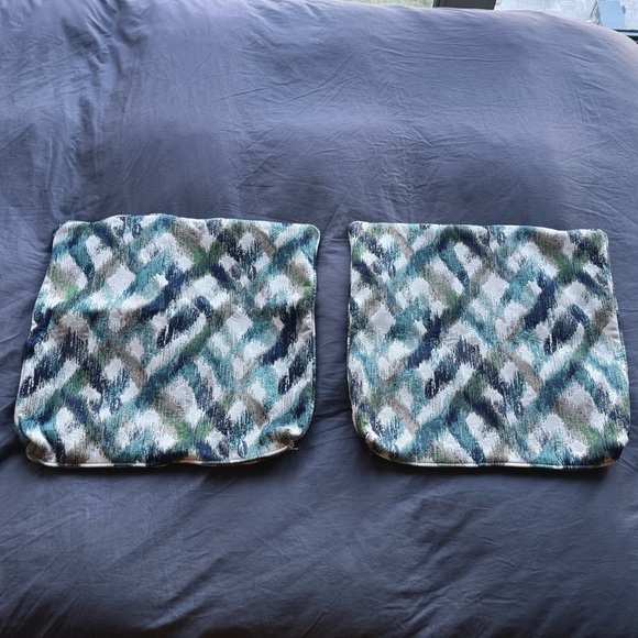 Set of 2 Decorative Throw Pillow Covers 20x20 - Picture 1 of 2